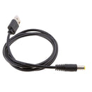 USB to DC Power Cable USB A to Male DC 2.1mmx5.5mm Power Charging Cable