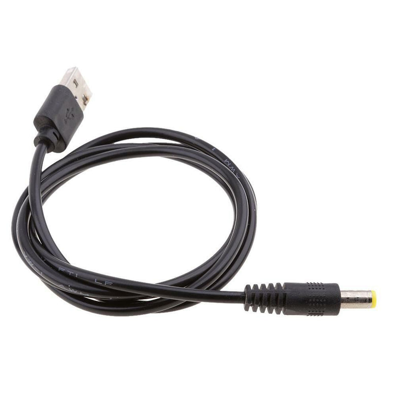 USB to DC Power Cable USB A to Male DC 2.1mmx5.5mm Power Charging Cable