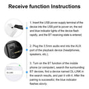 Bluetooth Audio Adapter, C002 Auto Car 3.5mm Aux Stereo Audio Music USB