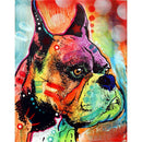 5D DIY Full Drill Diamond Painting Dog Cross Stitch Embroidery Kit (Dog08)