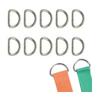 10Pcs Metal D Ring D-rings Purse Buckles For Clothes Bag Case Strap Web Belt ME