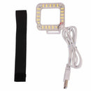 White USB 20 LED Lens Ring Flash Fill Light Lamp for GoPro Hero 3 3+ 4 Came