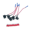 5x 10A Add Circuit Mini Blade Fuse Boxe Holder  ATO ATC  Tap