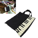 New Vogue Black Piano Keys Music Handbag Tote Bag Shopping Bag Handbag Fashion