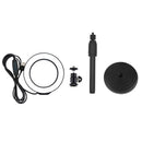 4.6 Inch Dimmable LED Ring Light Kit Photography Selfie Light + Desktop JIB