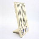 Wooden Pendant Necklace Display Stand Jewellery Show Organizer Holder Rack
