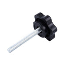M4 x 30 mm Male Thread 25mm Star Head Bolt On Self-tapping Screw Handle 5 P B5I4