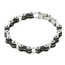 Women Girls Stainless Steel Bike Bicycle Jewelry Chain Bracelet Gift