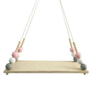 Home Wall Hanging Wooden Ornaments Nordic Beads Board Hanging Storage Shelf F7S2