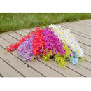 2x Artificial 5-Fork Hanging Vine Simulation Lilac Flower Garland PurpleRed