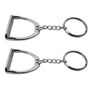 2pcs Zinc Alloy  Equestrian Key Chain Keyfob Key Ring Horse Style