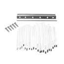 20-Key Kalimba DIY Keys Bridge Set Thumb Piano Steel Lettering Shrapnel