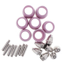 21Pcs For AG60 SG55 Plasma Cutter Torch Consumables Accessories Nozzle Electrode