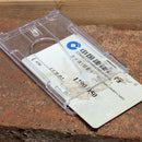 2Pcs Vertical Hard Plastic ID Badge Holder Double Card Multi Transparent Clear 2