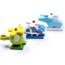 Multi-pattern Creative Toys Mini Wooden Airplane Kids Baby Educational Gift
