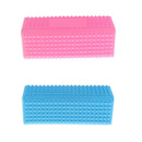 2x Silicone Fur Shedding Hair Remover Brush Cleaner Pet Carpet Dog Cat Easy