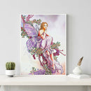 5D DIY Special Shaped Diamond Painting Girl Embroidery Craft Kit Home Decor