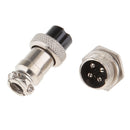 GX16 4-Pin Waterproof Aviation Connector Plug & Socket