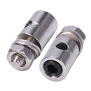 25PCS Adjustable Pushrod Connector 2.1 x 1.8mm Linkage Stoppers Y9V7