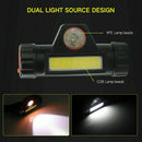 USB Rechargeable LED Headlamp Headlight Head Lamp Torch Flashlight Waterproof AU