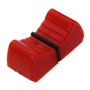 5 Pcs Mixed Slider Fader Knobs 8mm Standard Fit Red Black D6O1