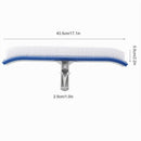18 Inch Outdoor Pool Wall Brush Swimming Pool Cleaning Tool Aluminum Handle