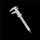 Portable 6 Inch 150mm Plastic Ruler Jewelry Sliding Gauge Vernier Caliper   Z