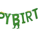 happy birthday dinosaur theme paper banner hanging bunting party Xmas diy dec BX