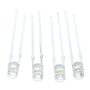 20 x 3mm 2 Pin Round White LED Light Emitting Diode Lamp I1N5
