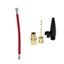 Ball Needle Inflator Pump Presta Valve Adapter +16cm Bike High Pressure Pump