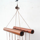 Hand-Crafted Bamboo Tubes Wind Chimes Hollow Tuned Music Natural Bamboo Win