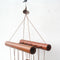 Hand-Crafted Bamboo Tubes Wind Chimes Hollow Tuned Music Natural Bamboo Win