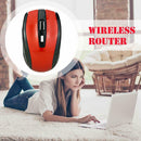 6 Buttons 2.4G USB Wireless Mouse 1600DPI Optical Mice for Laptop (Red)