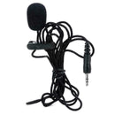 Portable Hands-free Mini Wired Clip-on Lapel Lavalier Microphone For PC Lap A1I4