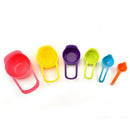 6Pcs Measuring Spoons Cup Kitchen Tool Baking Teaspoon Scale Measure StackaS Nw