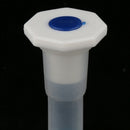 2 Pcs Lab 50ml Plastic Clear Long Neck Volumetric Measuring Flask w/ Stopper