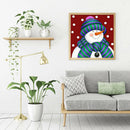 5D DIY Full Round Drill Diamond Painting Snowman Cross Stitch Art (LG339)
