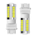 2pcs LED Light Bulbs 3157 33SMD 5730 3W 6000K 1200LM Car Brake Tail Driving Lamp