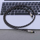 3.5mm Digital Optical Audio Cable Mini Toslink to Toslink Optic Cable(1m)