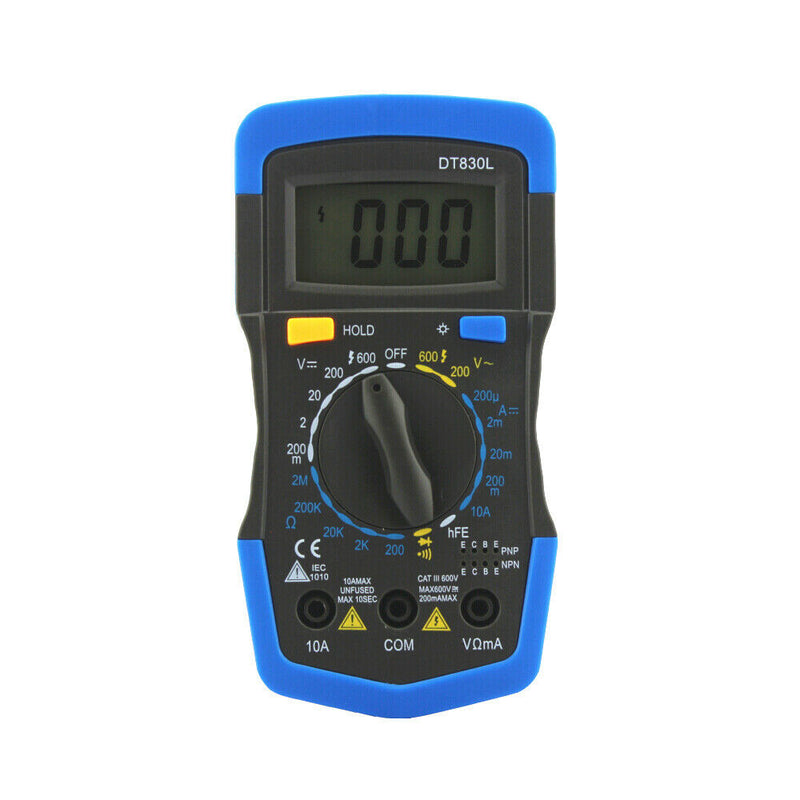 DT-9205A LCD Voltmeter Ammeter Ohmmeter Digital Multimeter DC 200mV-1000V