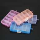 Pack of 4Pcs Plastic Jewelry Box Organizer Storage Container with Adjustabl