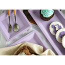 Dessert Tray Dish Serving Plate Saucer Tea Serving Tray Purple Square(large)