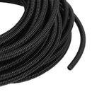 6mmx7mm Dia Flexible Corrugated Conduit Tube Pipe Hose Black 21M