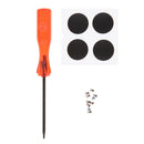 4x Bottom Case Rubber Feet + 10x Screws + Screwdriver for MacBook Pro Retina