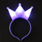 1x Tiara Pink Crown Light-Up LED Blinking Flashing Headbands Party Favors