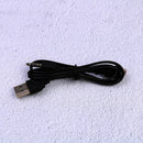2X USB2.0 Mini B Male to A Male+ 3.5mm Audio Adapter AUX Charger Y Cable BlackOZ