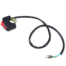 Motorcycle Handlebar Headlight Fog Spot Light Waterproof On Off Switch Bla TGZ