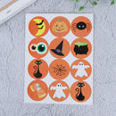 120pcs Halloween Sealing Stickers Pumpkin Ghost Witch Labels DIY Gift Stick ME