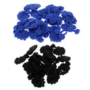 20 Sets Handmade Chinese Frogs Closure Knots Buttons Ribbon Fasteners Craft