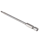 100mm Length 1/4 inch Hex Shank T9 Magnetic Torx Security Screwdriver Bits